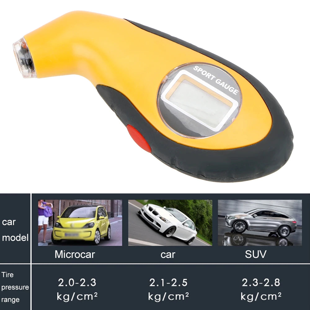 Solar TPMS Tire Pressure Monitoring System – Smart Digital Display Real-Time Pressure External Sensors & Auto Alarm