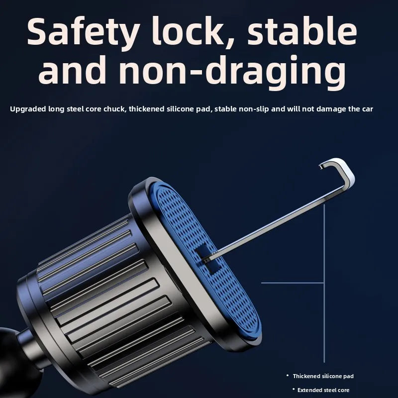 AutoClamp™ Wireless Car Charger — Electric Induction Phone Holder & Smart Clamping Mount