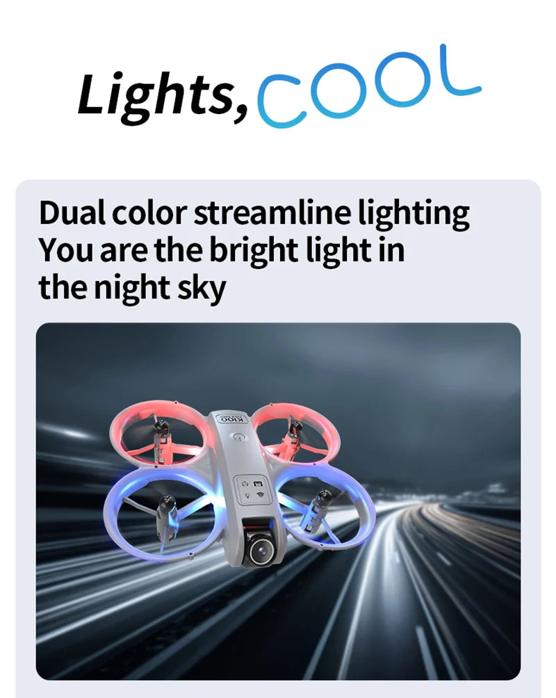 Xiaomi K100 MAX Mini Drone — 4K Dual-Camera FPV Quadcopter with Optical Flow & Brushless Motors