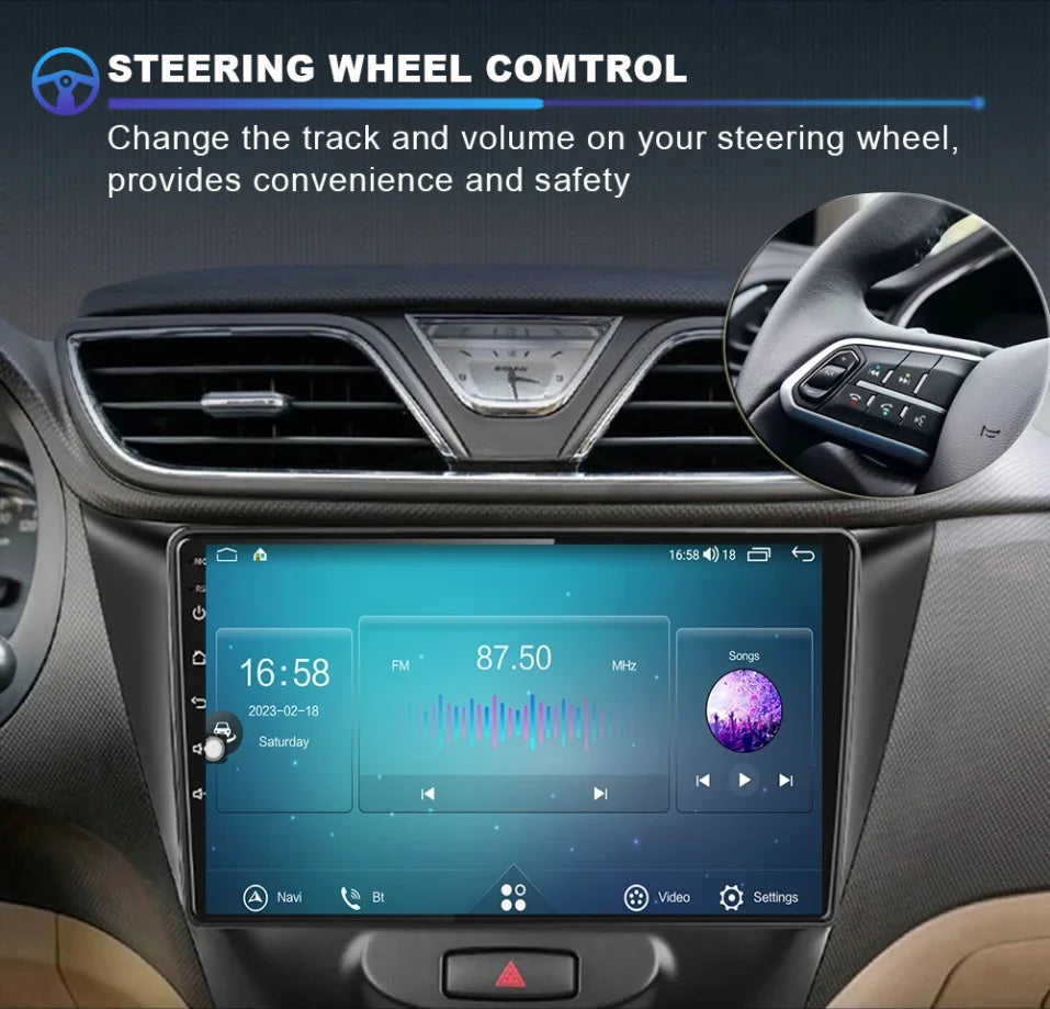 Android GPS Head Unit for Nissan Navara D40 (2004–2010) — 5G Navigation Stereo with Car Camera Support