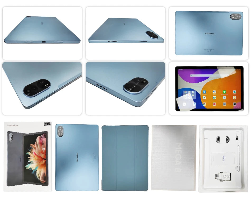Blackview MEGA 8 — 13’’ FHD+ 90Hz Tablet Android 15 50MP Camera 11000mAh 4-Box Speakers 4G