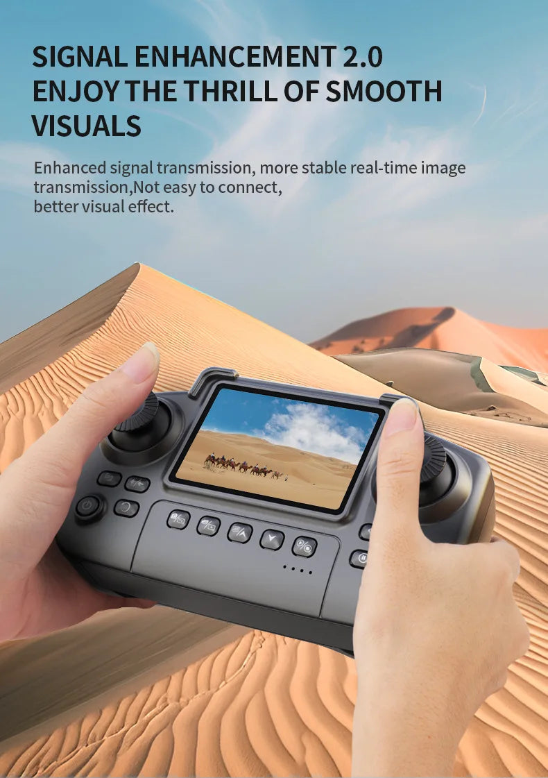 E99 PRO Dual-Camera Folding Drone — HD Aerial Quadcopter with Screen Control