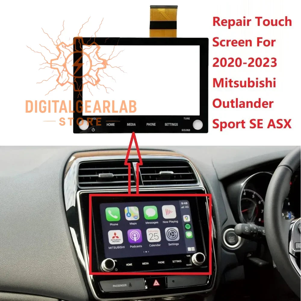2020-2023 mitsubishi outlander sport se asx repair touchscreen.